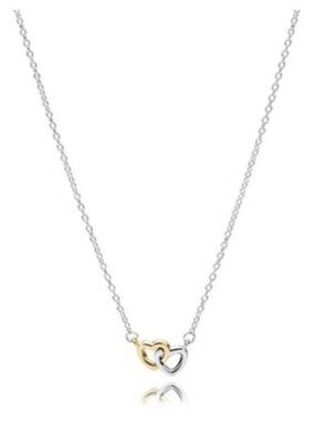 Pandora United in Love Necklace Two Toned
